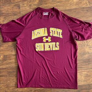 Under Armour Burgundy Arizona State Tee